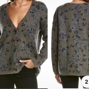 Gray Patterned Women's Sweater